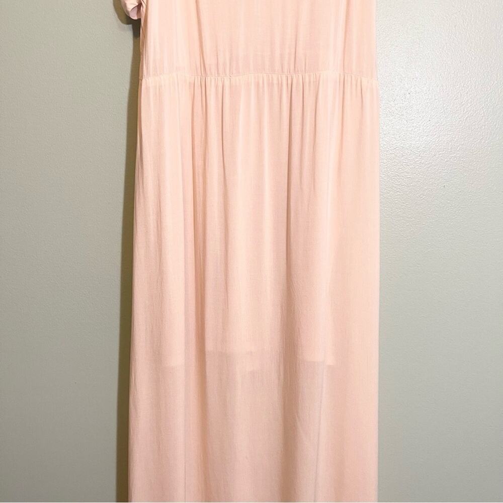 Forever 21 Women's Pink Strappy Maxi Dress Size Large - Picture 5 of 16